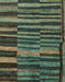 Abstract Hazel Green Modern Rug, abs5333