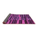 Sideview of Abstract Pink Modern Rug, abs5333pnk