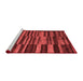 Modern Red Washable Rugs