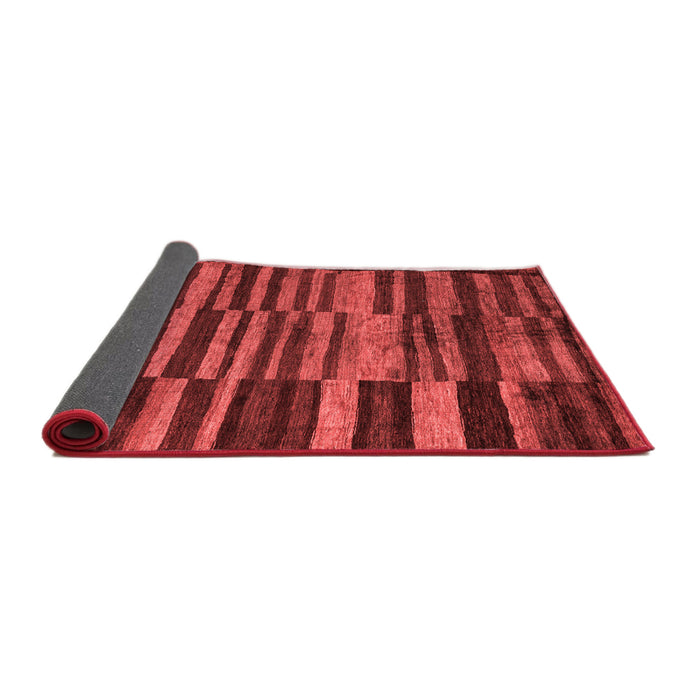 Abstract Red Modern Area Rugs