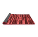 Abstract Red Modern Area Rugs