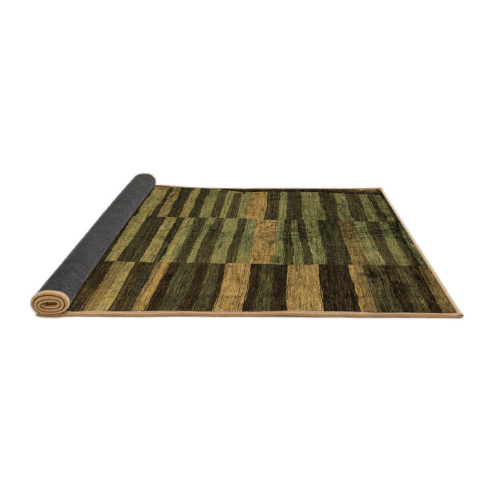 Sideview of Abstract Brown Modern Rug, abs5333brn