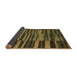 Sideview of Abstract Brown Modern Rug, abs5333brn