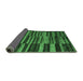 Sideview of Abstract Emerald Green Modern Rug, abs5333emgrn