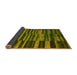 Sideview of Abstract Yellow Modern Rug, abs5333yw