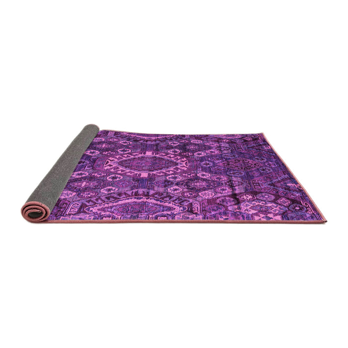 Sideview of Abstract Pink Modern Rug, abs5334pnk