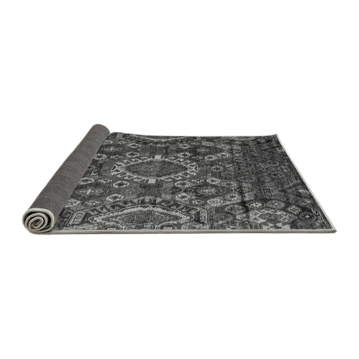 Sideview of Abstract Gray Modern Rug, abs5334gry