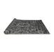 Sideview of Abstract Gray Modern Rug, abs5334gry