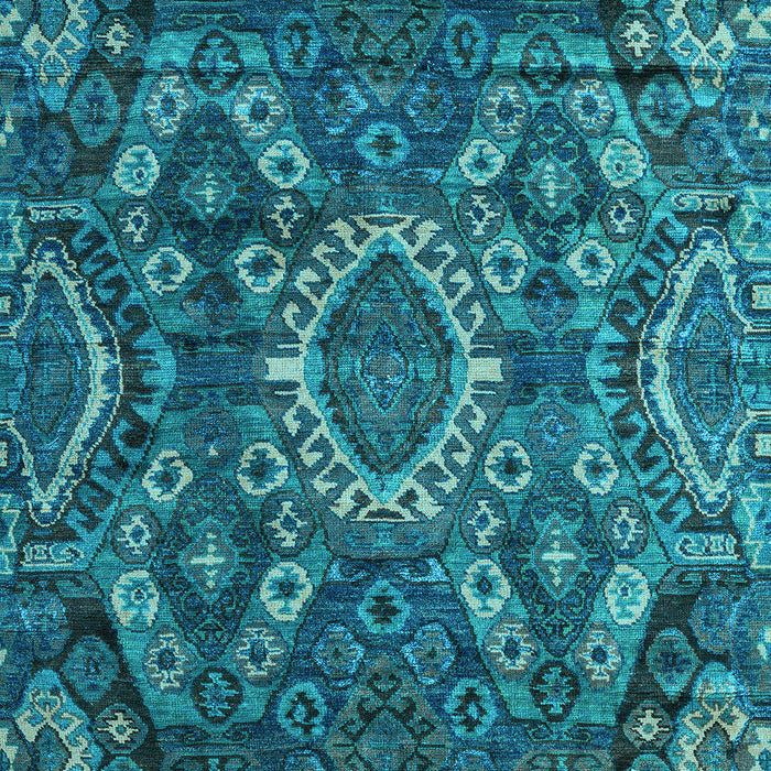 Abstract Light Blue Modern Rug, abs5334lblu
