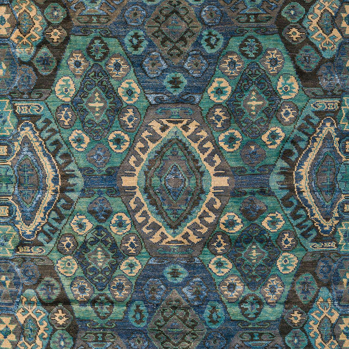 Abstract Dark Gray Black Modern Rug, abs5334