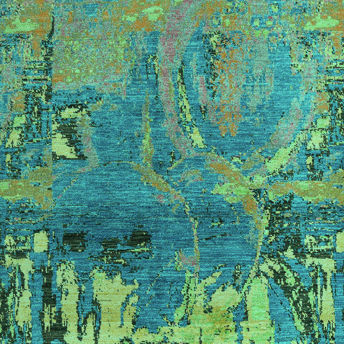 Abstract Turquoise Modern Rug, abs5335turq