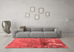 Modern Red Washable Rugs