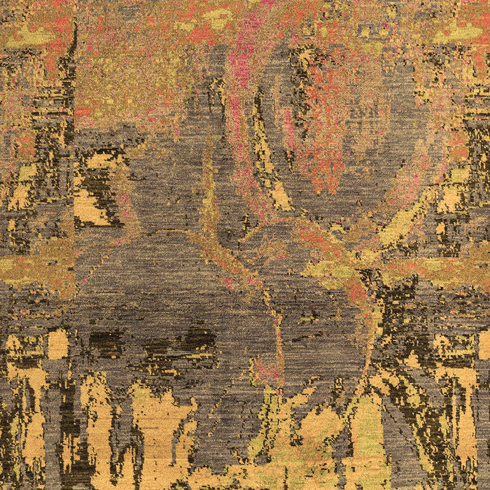 Abstract Brown Modern Rug, abs5335brn