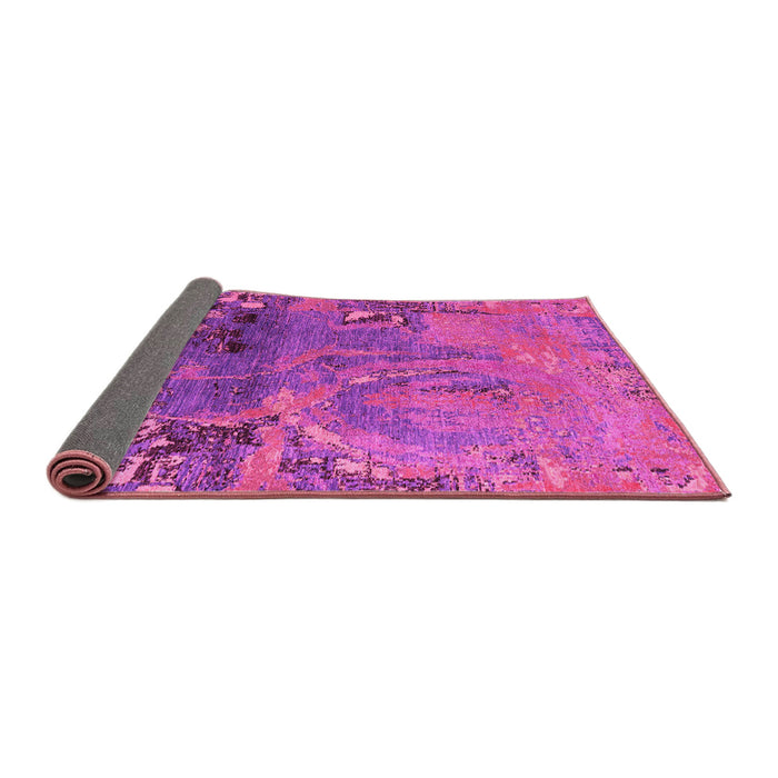 Sideview of Abstract Pink Modern Rug, abs5335pnk