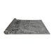 Sideview of Abstract Gray Modern Rug, abs5335gry