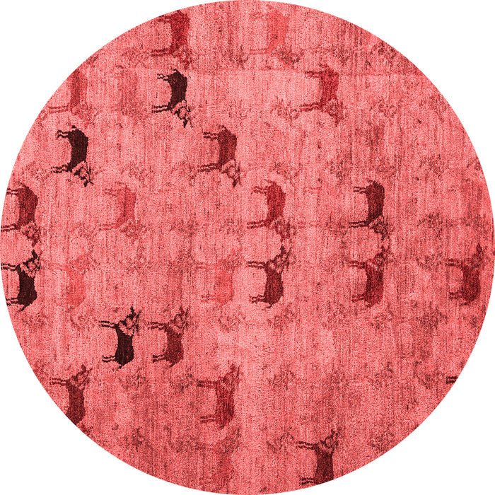 Abstract Red Modern Rug, abs5336red