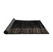 Sideview of Abstract Coffee Brown Modern Rug, abs5337