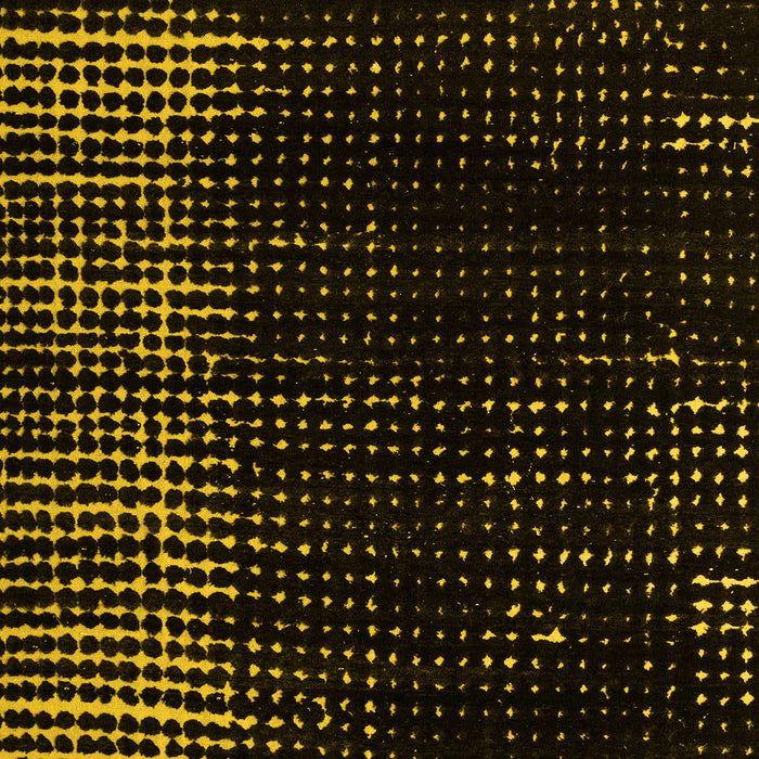 Machine Washable Abstract Yellow Modern Rug, wshabs5337yw