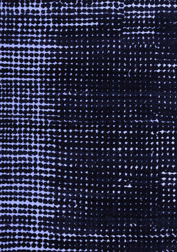 Abstract Blue Modern Rug, abs5337blu