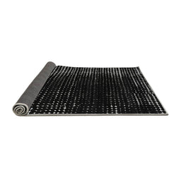 Sideview of Abstract Gray Modern Rug, abs5337gry