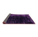 Sideview of Abstract Purple Modern Rug, abs5337pur