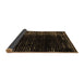 Sideview of Abstract Brown Modern Rug, abs5337brn