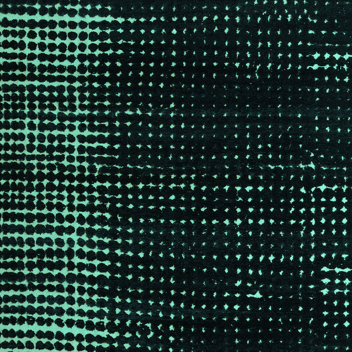 Machine Washable Abstract Turquoise Modern Area Rugs, wshabs5337turq