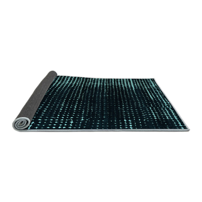 Sideview of Abstract Light Blue Modern Rug, abs5337lblu