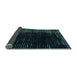 Sideview of Abstract Light Blue Modern Rug, abs5337lblu