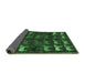 Sideview of Abstract Emerald Green Modern Rug, abs5338emgrn