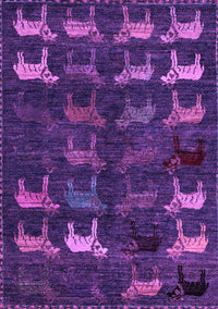 Abstract Purple Modern Rug, abs5338pur