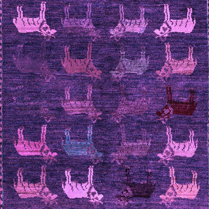 Abstract Purple Modern Rug, abs5338pur