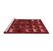 Modern Red Washable Rugs