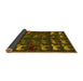 Sideview of Abstract Yellow Modern Rug, abs5338yw