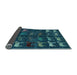 Sideview of Abstract Light Blue Modern Rug, abs5338lblu