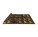 Sideview of Abstract Brown Modern Rug, abs5338brn