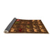 Sideview of Abstract Orange Modern Rug, abs5338org