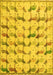 Abstract Yellow Modern Rug, abs5339yw