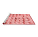 Modern Red Washable Rugs