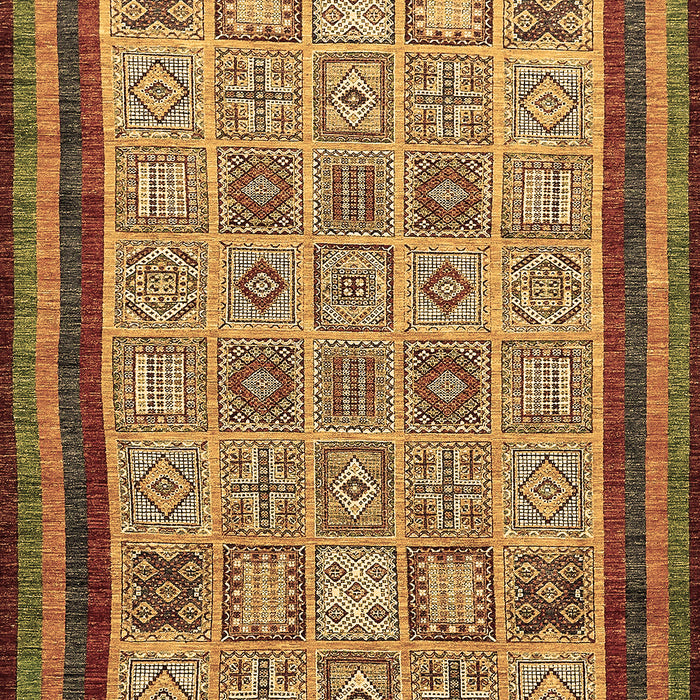 Abstract Brown Modern Rug, abs533brn