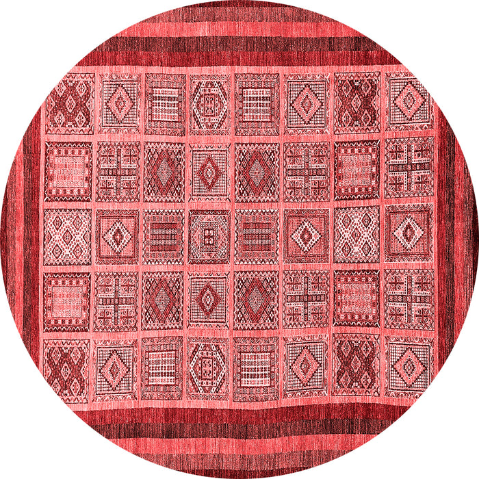 Abstract Red Modern Rug, abs533red