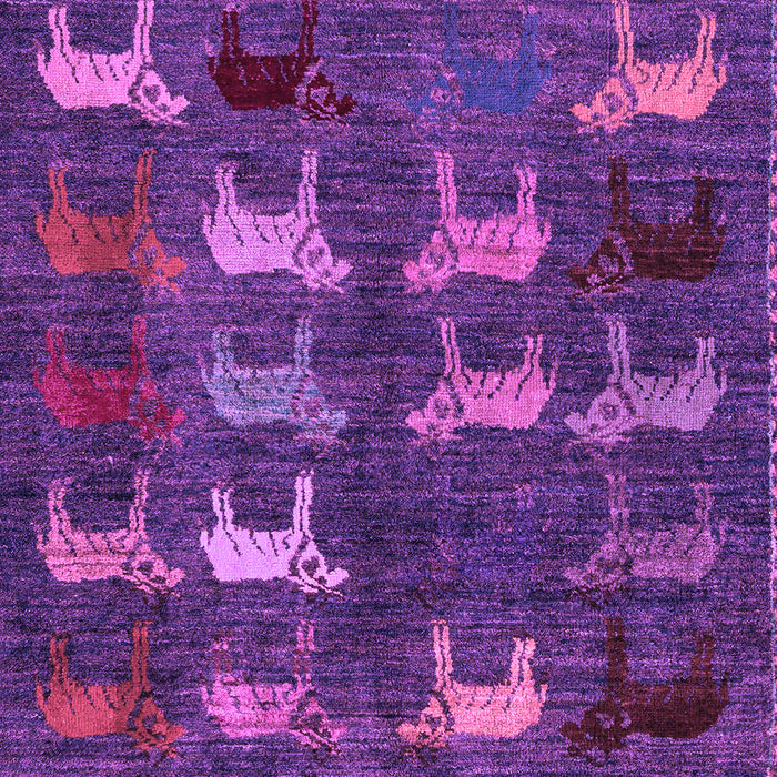 Machine Washable Abstract Purple Modern Area Rugs, wshabs5340pur