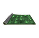 Sideview of Abstract Emerald Green Modern Rug, abs5340emgrn