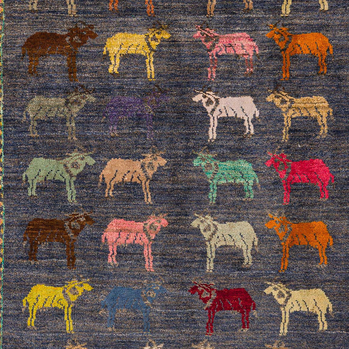 Machine Washable Abstract Burgundy Brown Rug, wshabs5340