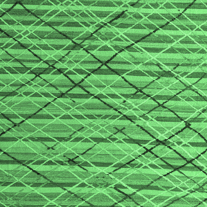Machine Washable Abstract Emerald Green Modern Area Rugs, wshabs5341emgrn
