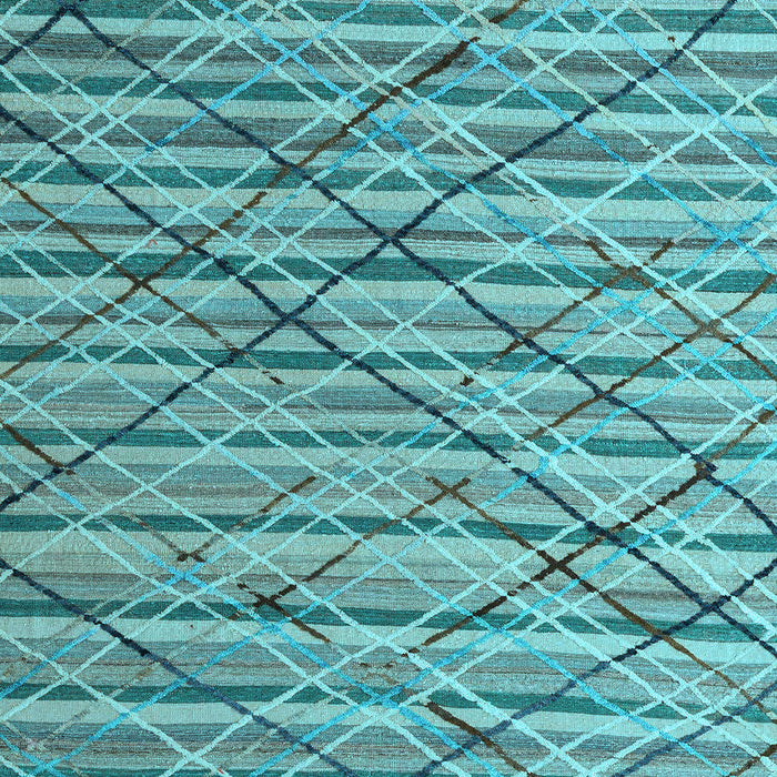 Abstract Light Blue Modern Rug, abs5341lblu