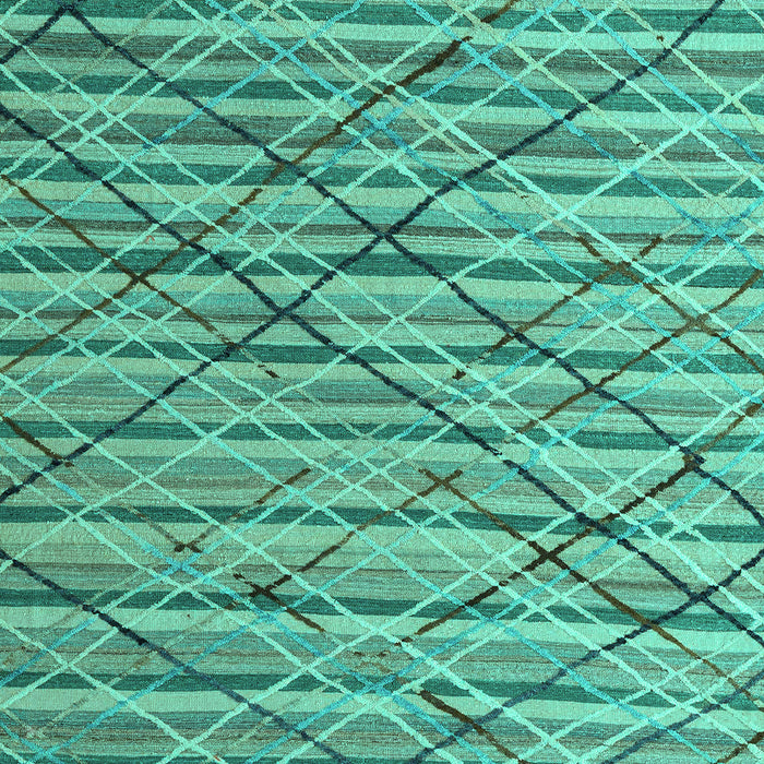 Abstract Turquoise Modern Rug, abs5341turq