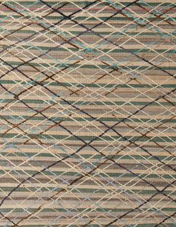 Abstract Light French Beige Brown Modern Rug, abs5341