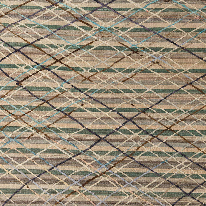 Abstract Light French Beige Brown Modern Rug, abs5341