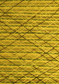 Abstract Yellow Modern Rug, abs5341yw